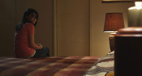 Gia's praying is interrupted in Missing Child